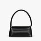 Shoulder Bag Faux Leather with Gold-Tone Hardware