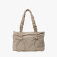 Tote Bag Nylon with Zip Closure and Adjustable Knotted Handles