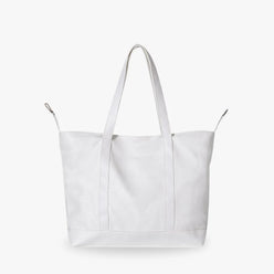 Tote Bag Faux Leather with Zip, Key Hook and Top Handles