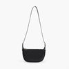 Crescent Bag Faux Leather with Zip and Adjustable Strap
