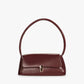 Shoulder Bag Faux Leather with Gold-Tone Hardware