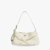 Shoulder Bag Genuine Leather with Turn-Lock and Removable Pouch