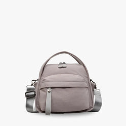 Crossbody Bag Water-Repellent Nylon with Double Zip and Pockets