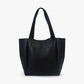 Tote Bag Faux Leather Tapered with Magnetic Closure and Pocket