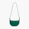 Crescent Bag Faux Leather with Zip and Adjustable Strap