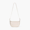 Crescent Bag Faux Leather with Zip and Adjustable Strap