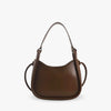 Top Handle Bag Faux Leather with Snap Clasp and Long Strap