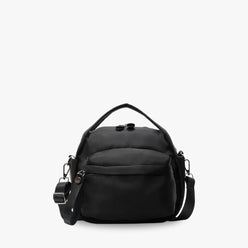 Crossbody Bag Water-Repellent Nylon with Double Zip and Pockets
