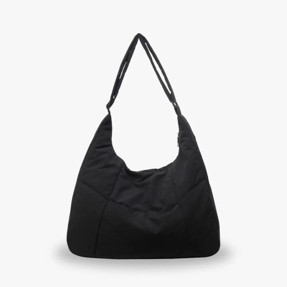 Tote Bag Padded Cotton Nylon with Zip and Wide Adjustable Strap