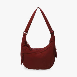 Crossbody Bag Water-Repellent Nylon with Zip and Adjustable Strap