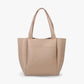 Tote Bag Faux Leather Tapered with Magnetic Closure and Pocket