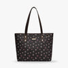 Tote Bag Patterned Faux Leather with Zip for 15-Inch Laptop