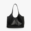 Hobo Bag Faux Leather Textured Grain with Magnetic Snap