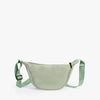 Nylon crossbody bag with zip closure and adjustable strap