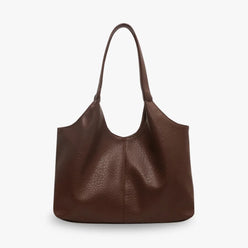 Hobo Bag Faux Leather Textured Grain with Magnetic Snap