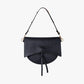 Crossbody Bag Faux Leather with Two Straps, Tassel and Snap Closure