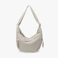 Crossbody Bag Water-Repellent Nylon with Zip and Adjustable Strap