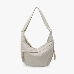 Crossbody Bag Water-Repellent Nylon with Zip and Adjustable Strap