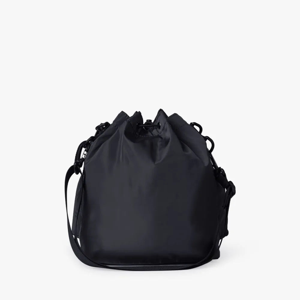 Bucket Bag Nylon with Drawstring, Top Handles and Strap
