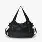 Laptop Bag Faux Leather with Handles and Adjustable Shoulder Strap