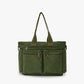 Crossbody Bag Corduroy with Top Handles, Zip Pockets and Strap