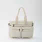Crossbody Bag Corduroy with Top Handles, Zip Pockets and Strap