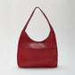 Hobo Bag Smooth Faux Leather with Magnetic Closure and Pockets