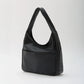 Hobo Bag Smooth Faux Leather with Magnetic Closure and Pockets