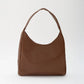 Hobo Bag Smooth Faux Leather with Magnetic Closure and Pockets