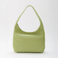 Hobo Bag Smooth Faux Leather with Magnetic Closure and Pockets