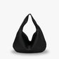 Hobo Bag Woven Faux Leather with Zip and 16-Inch Laptop Fit