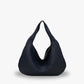 Hobo Bag Woven Faux Leather with Zip and 16-Inch Laptop Fit