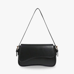 Crossbody Bag Faux Leather with Magnetic Flap and Detachable Strap