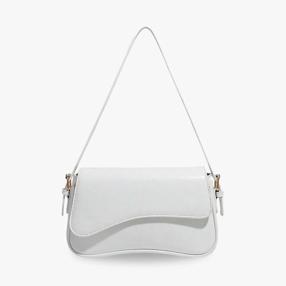 Crossbody Bag Faux Leather with Magnetic Flap and Detachable Strap