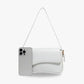 Crossbody Bag Faux Leather with Magnetic Flap and Detachable Strap