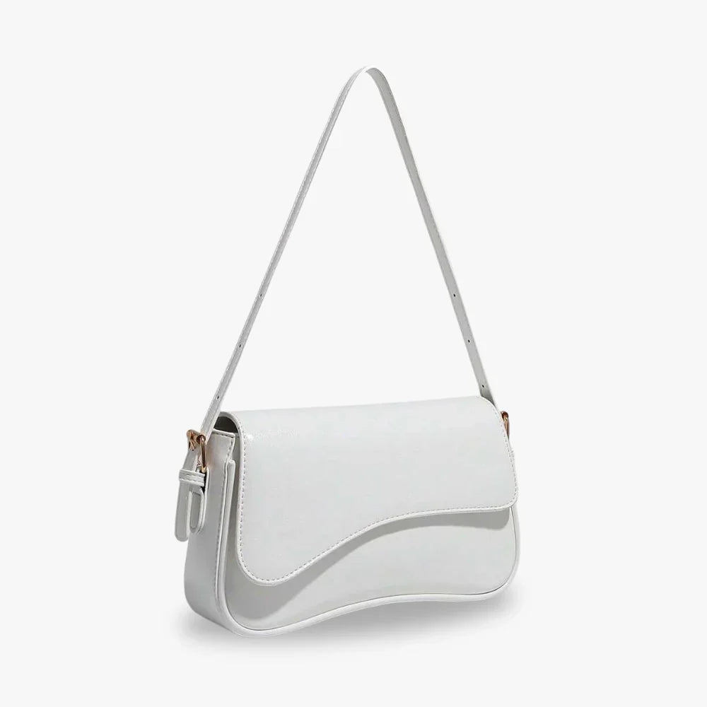 Crossbody Bag Faux Leather with Magnetic Flap and Detachable Strap