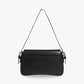 Crossbody Bag Faux Leather with Magnetic Flap and Detachable Strap