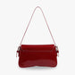 Crossbody Bag Faux Leather with Magnetic Flap and Detachable Strap