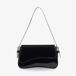 Crossbody Bag Faux Leather with Magnetic Flap and Detachable Strap
