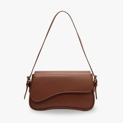 Crossbody Bag Faux Leather with Magnetic Flap and Detachable Strap
