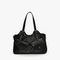 Shoulder Bag Faux Leather with Top Handles, Front Pockets and Strap