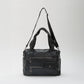 Crossbody Bag Faux Leather with Two Lined Compartments and Handles