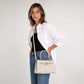 Top Handle Bag Grained Leather with Removable Crossbody Strap