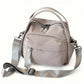 Crossbody Bag Water-Repellent Nylon with Double Zip and Pockets