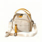 Crossbody Bag Water-Repellent Nylon with Double Zip and Pockets