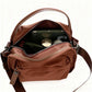 Crossbody Bag Water-Repellent Nylon with Double Zip and Pockets