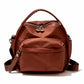 Crossbody Bag Water-Repellent Nylon with Double Zip and Pockets