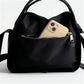 Crossbody Bag Water-Repellent Nylon with Double Zip and Pockets