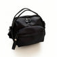 Crossbody Bag Water-Repellent Nylon with Double Zip and Pockets