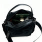 Crossbody Bag Water-Repellent Nylon with Double Zip and Pockets